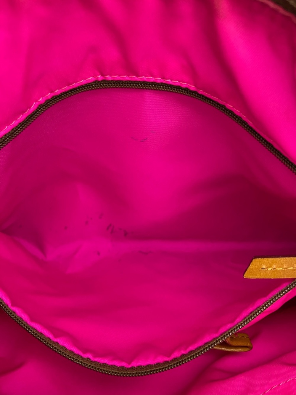 Dooney & Bourke Pink and Blue Logo Canvas Shoulder Bag - Picture 10 of 13